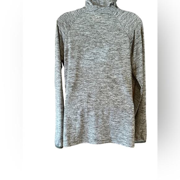 Under Armour Womens M/L Olive Heathered Hoodie Top - Picture 2 of 8